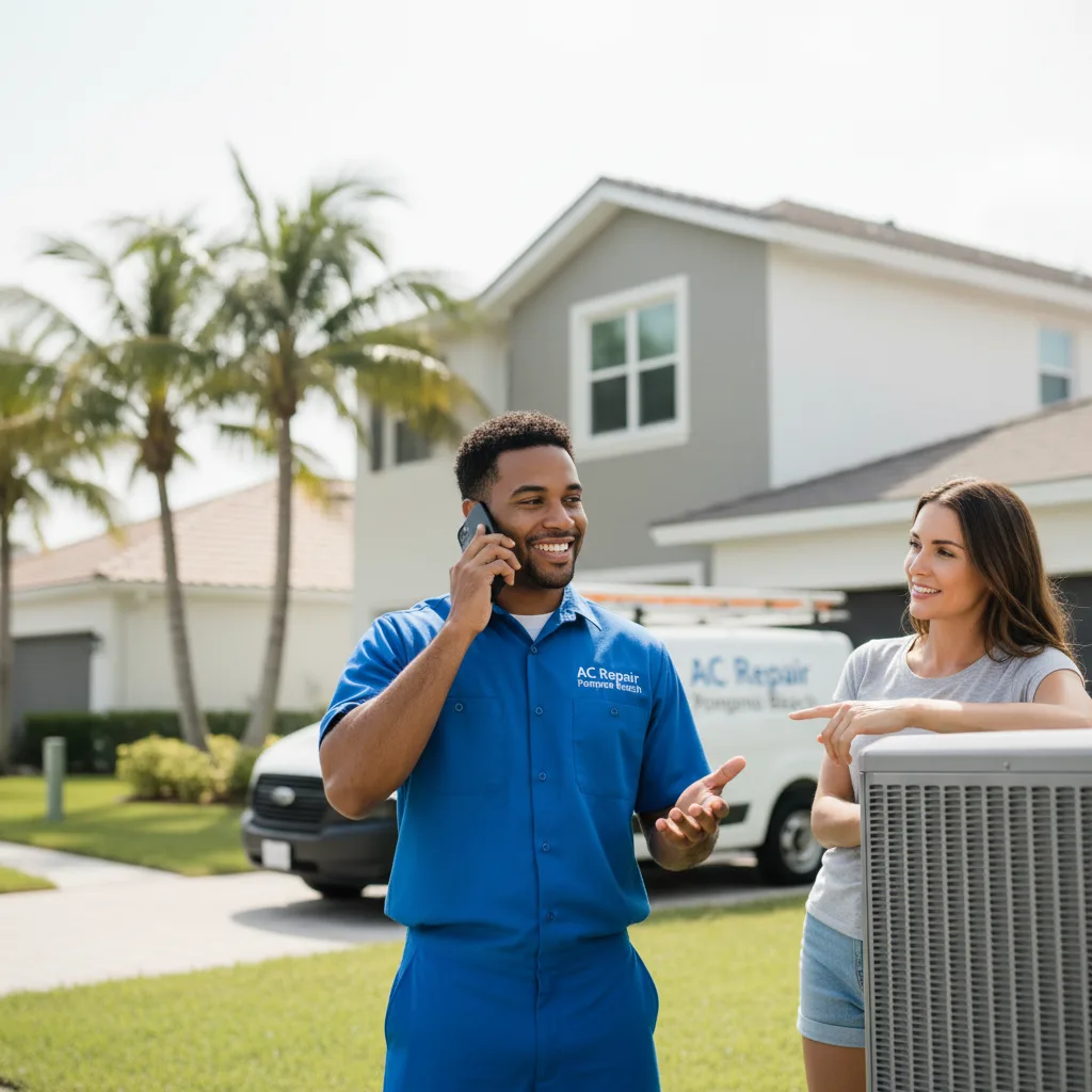 AC Repair Pompano Beach customer support in Westport